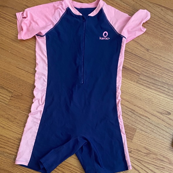 Kids Rashguard Set - Pink and Navy - Picture 4 of 4